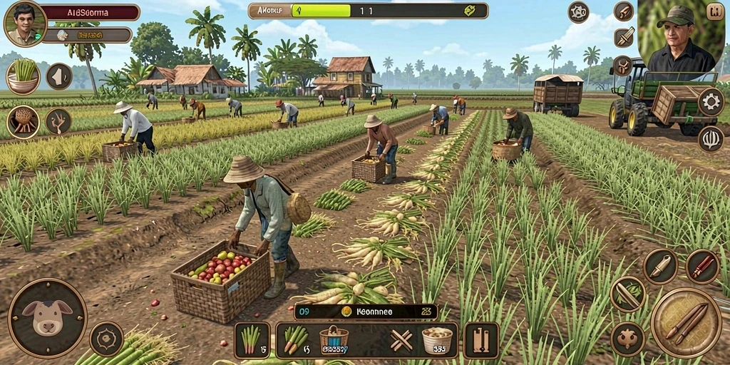 c789 - Tangkapan layar menampilkan pemandangan indah dari dunia fantasi.