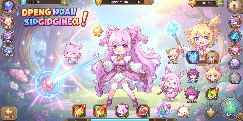 vt38 - Screenshot menunjukkan pertempuran epik melawan monster besar.