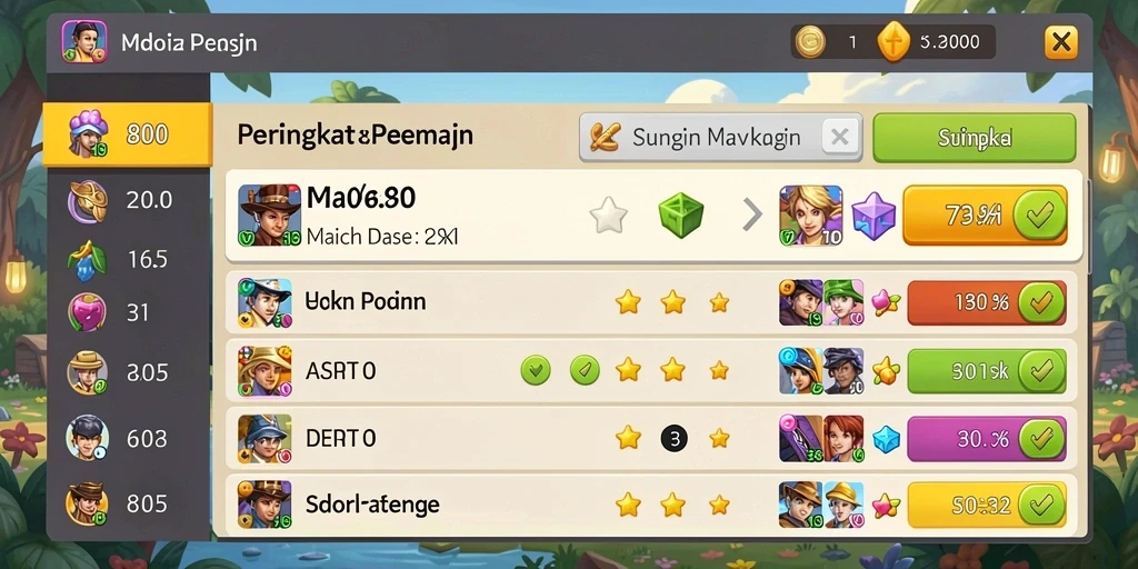 wow33 - Karakter yang dapat dipilih dengan kemampuan unik.